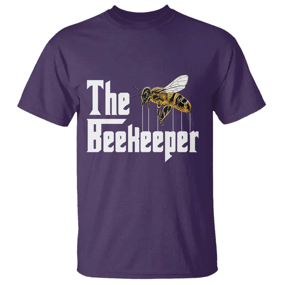 The Beekeeper T Shirt Funny Keeping Apiary Beekeeping Gift TS11 Purple Print Your Wear