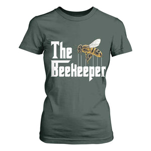 The Beekeeper T Shirt For Women Funny Keeping Apiary Beekeeping Gift TS11 Dark Forest Green Print Your Wear