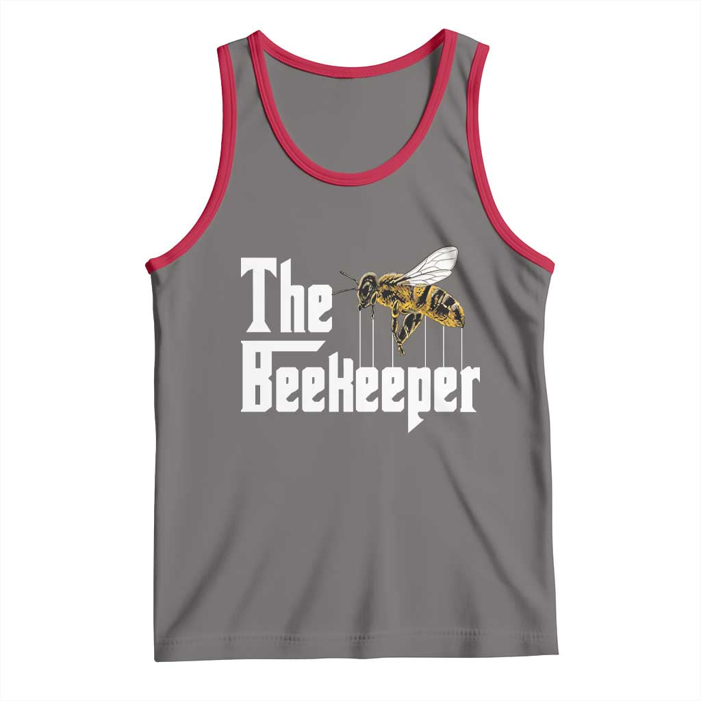 The Beekeeper Tank Top Funny Keeping Apiary Beekeeping Gift TS11 Deep Heather Red Print Your Wear