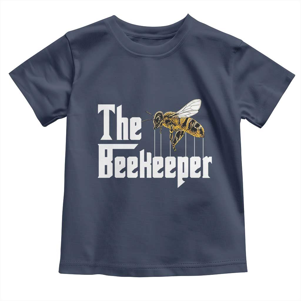 The Beekeeper Toddler T Shirt Funny Keeping Apiary Beekeeping Gift TS11 Navy Print Your Wear