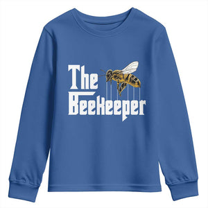 The Beekeeper Youth Sweatshirt Funny Keeping Apiary Beekeeping Gift TS11 Royal Blue Print Your Wear