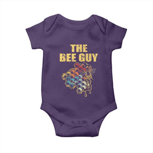 Funny Beekeeper Baby Onesie The Bee Guy Insect Animal Lover TS11 Purple Print Your Wear