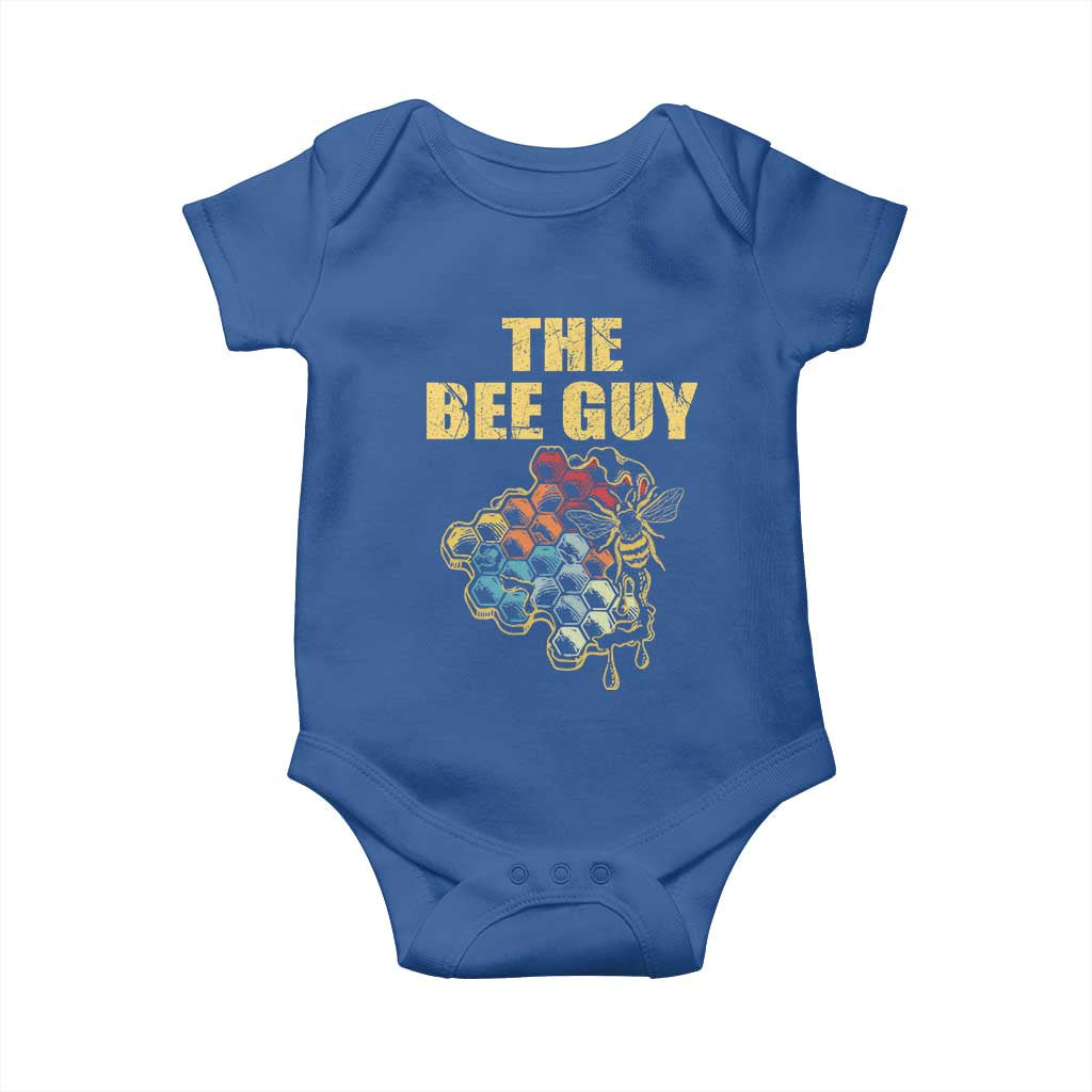 Funny Beekeeper Baby Onesie The Bee Guy Insect Animal Lover TS11 Royal Blue Print Your Wear