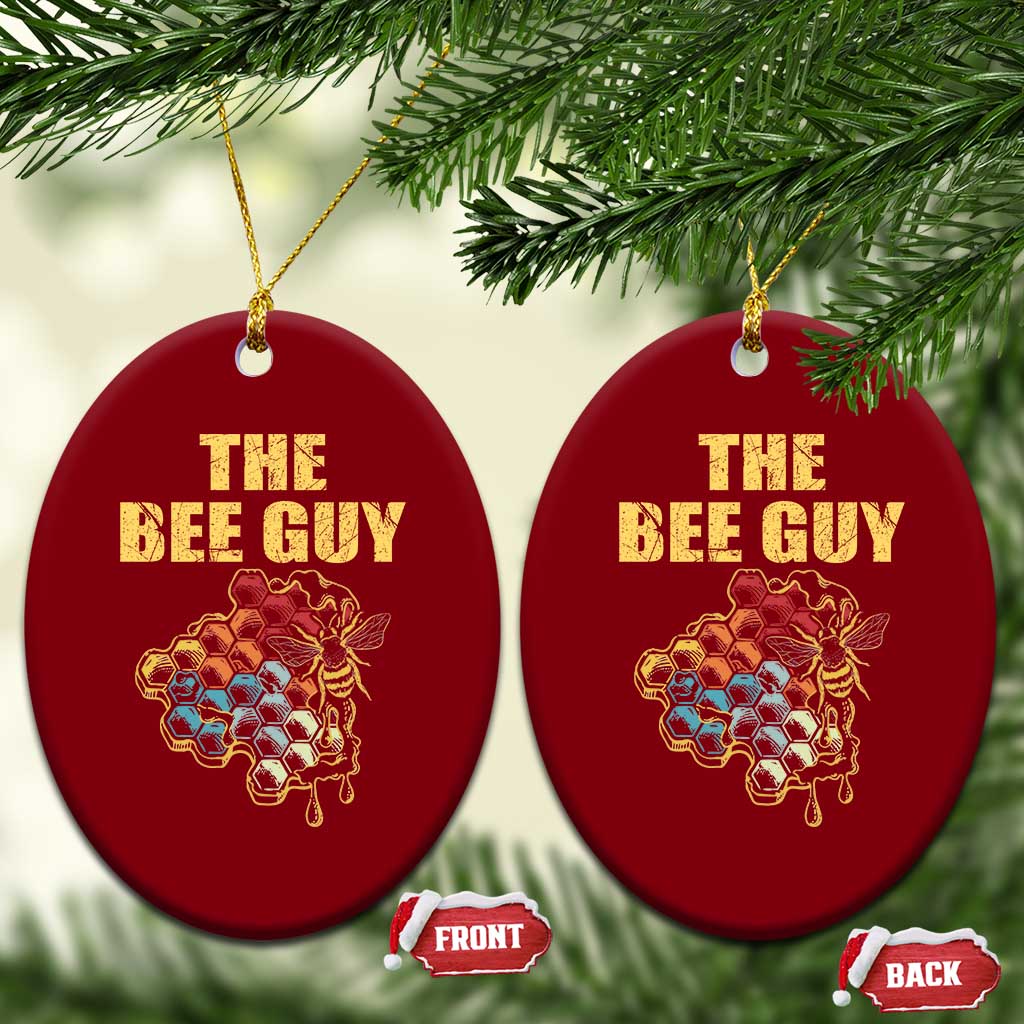Funny Beekeeper Ceramic Ornament The Bee Guy Insect Animal Lover TS11 Print Your Wear