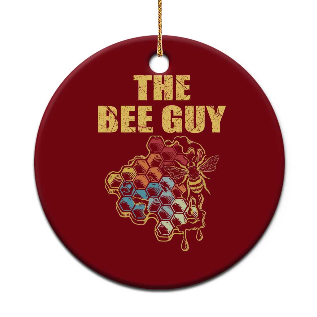 Funny Beekeeper Ceramic Ornament The Bee Guy Insect Animal Lover TS11 1pc Red Print Your Wear