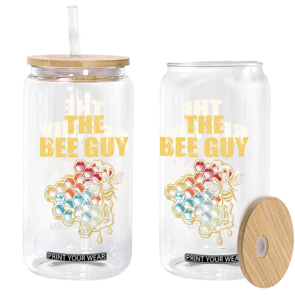 Funny Beekeeper Glass Can The Bee Guy Insect Animal Lover TS11 Print Your Wear
