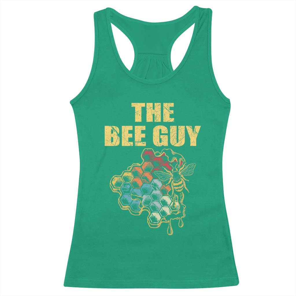 Funny Beekeeper Racerback Tank Top The Bee Guy Insect Animal Lover TS11 Irish Green Print Your Wear