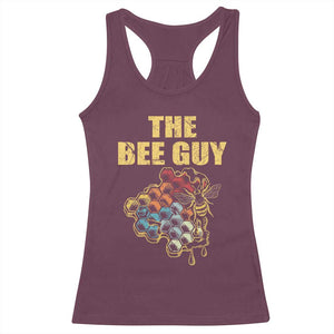 Funny Beekeeper Racerback Tank Top The Bee Guy Insect Animal Lover TS11 Maroon Print Your Wear