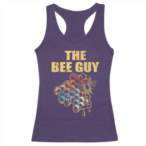 Funny Beekeeper Racerback Tank Top The Bee Guy Insect Animal Lover TS11 Purple Print Your Wear