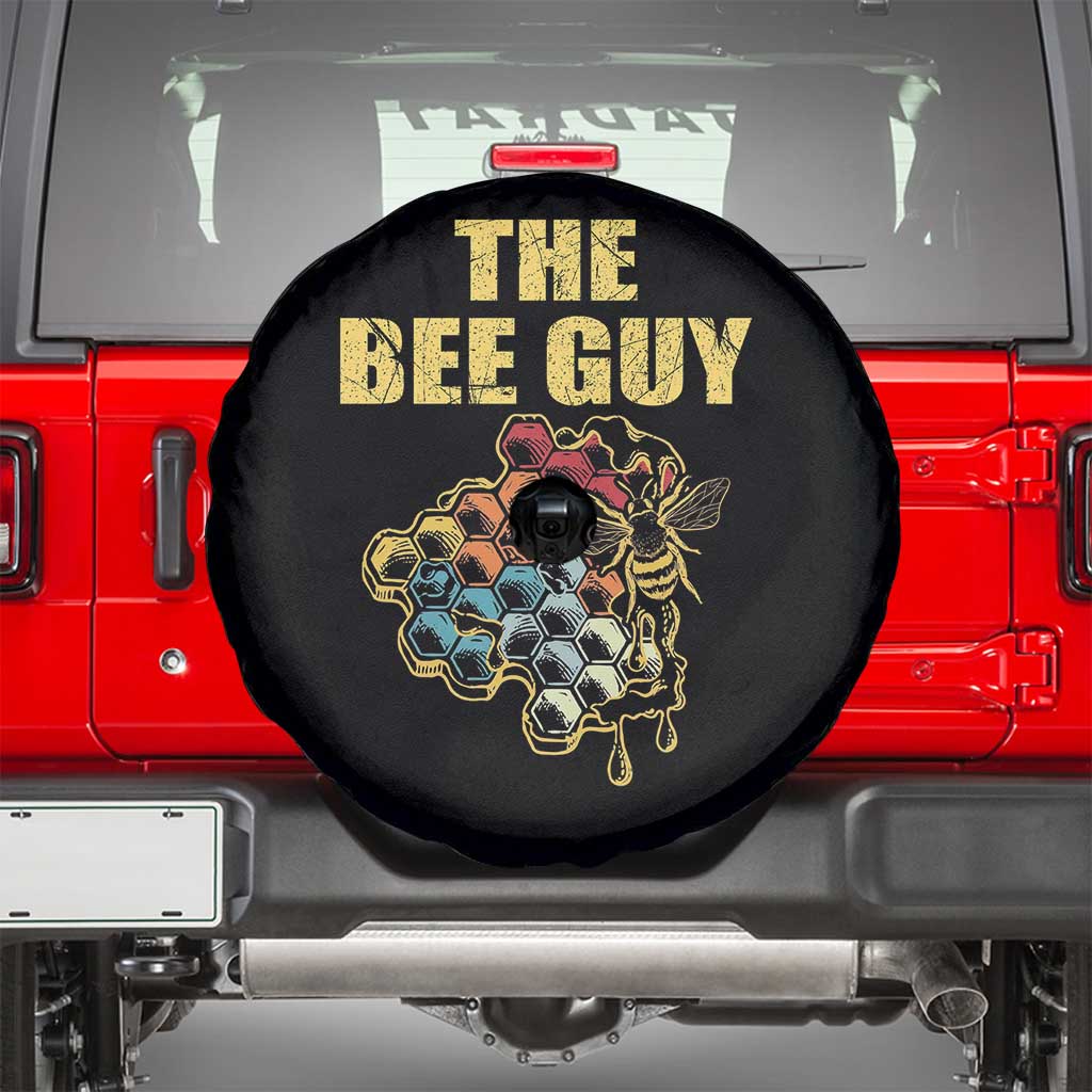 Funny Beekeeper Spare Tire Cover The Bee Guy Insect Animal Lover TS11 Black Print Your Wear