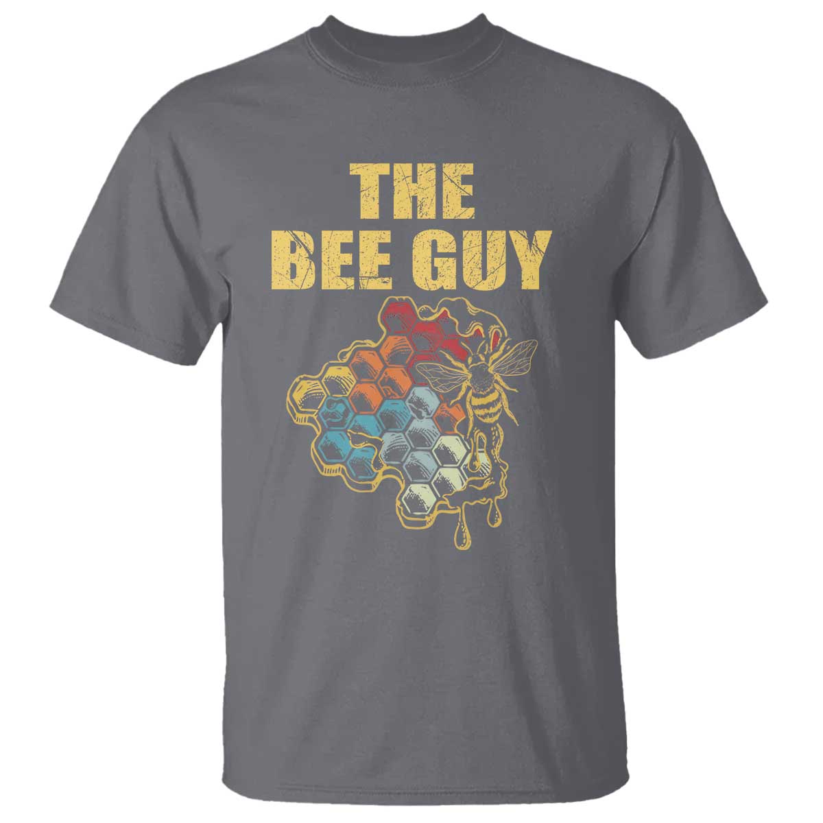 Funny Beekeeper T Shirt The Bee Guy Insect Animal Lover TS11 Charcoal Print Your Wear