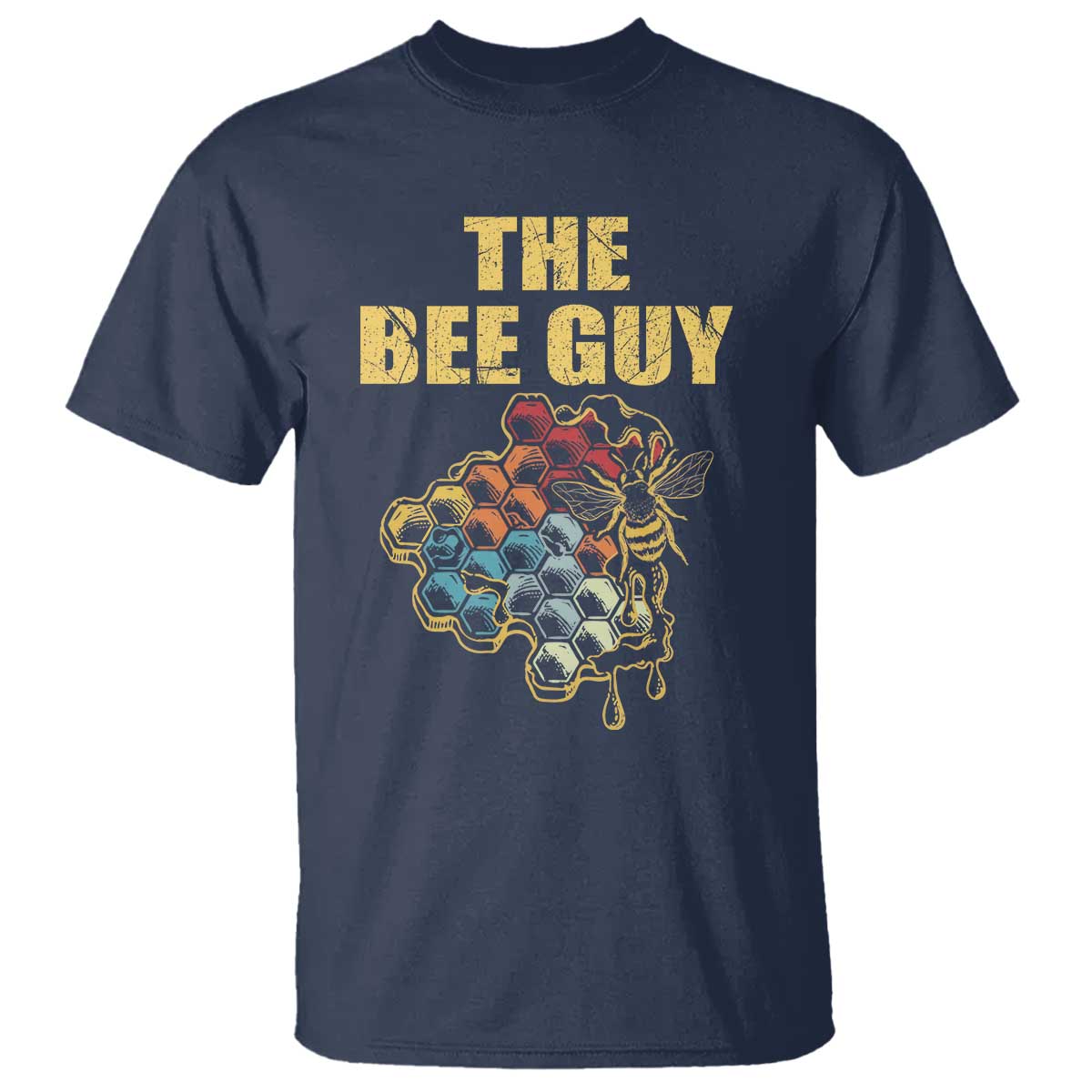 Funny Beekeeper T Shirt The Bee Guy Insect Animal Lover TS11 Navy Print Your Wear