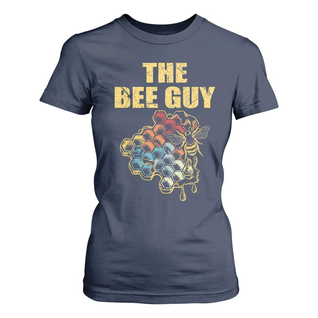 Funny Beekeeper T Shirt For Women The Bee Guy Insect Animal Lover TS11 Navy Print Your Wear
