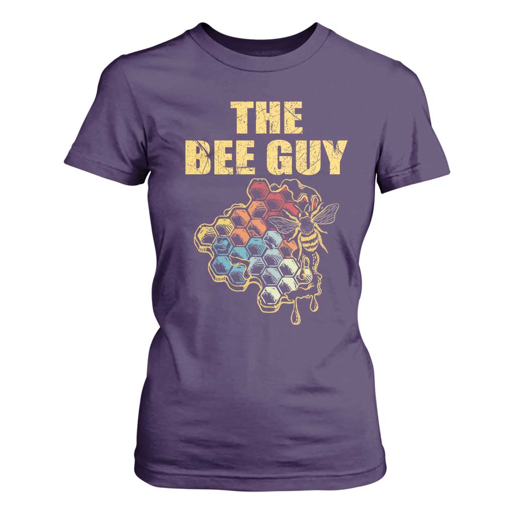 Funny Beekeeper T Shirt For Women The Bee Guy Insect Animal Lover TS11 Purple Print Your Wear