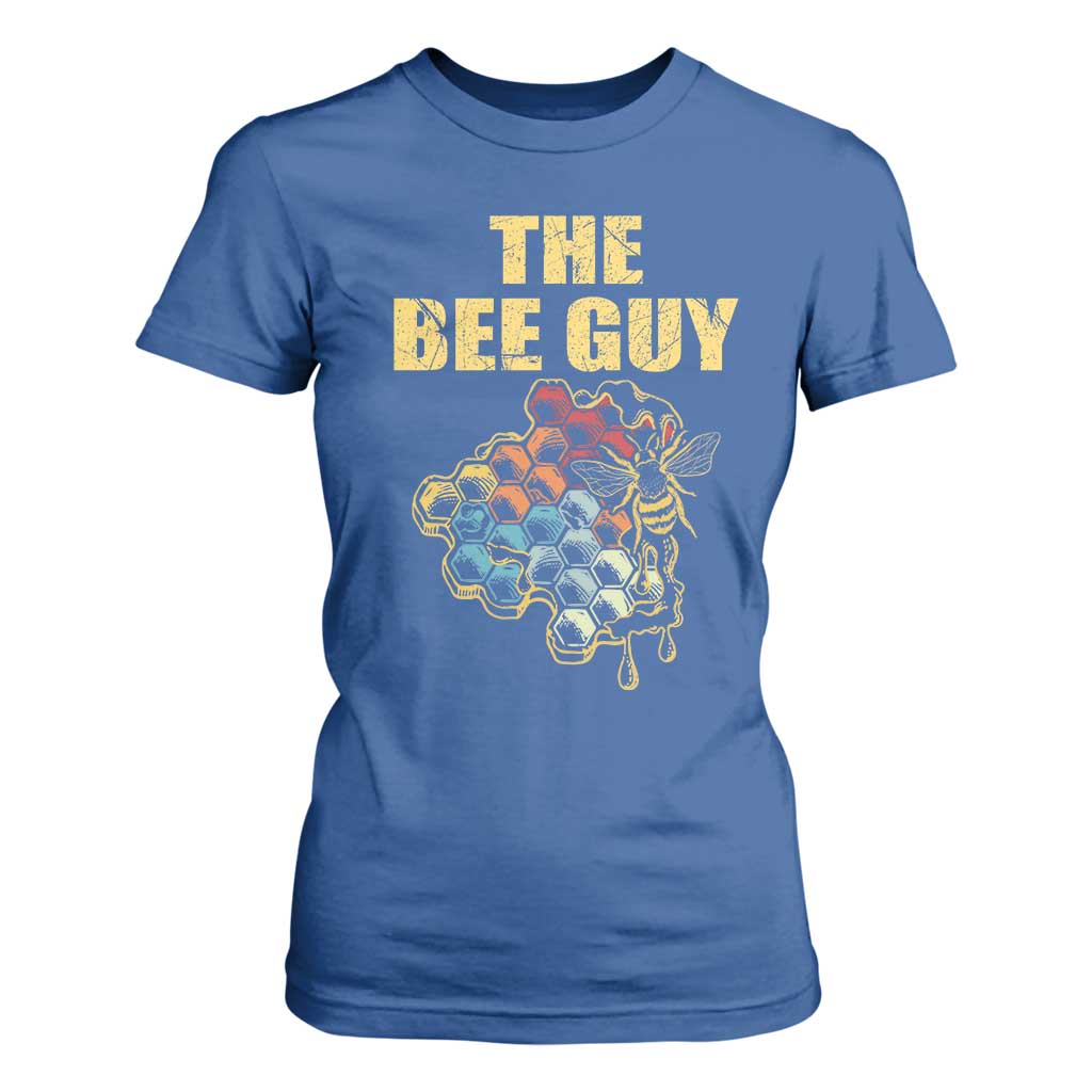 Funny Beekeeper T Shirt For Women The Bee Guy Insect Animal Lover TS11 Royal Blue Print Your Wear