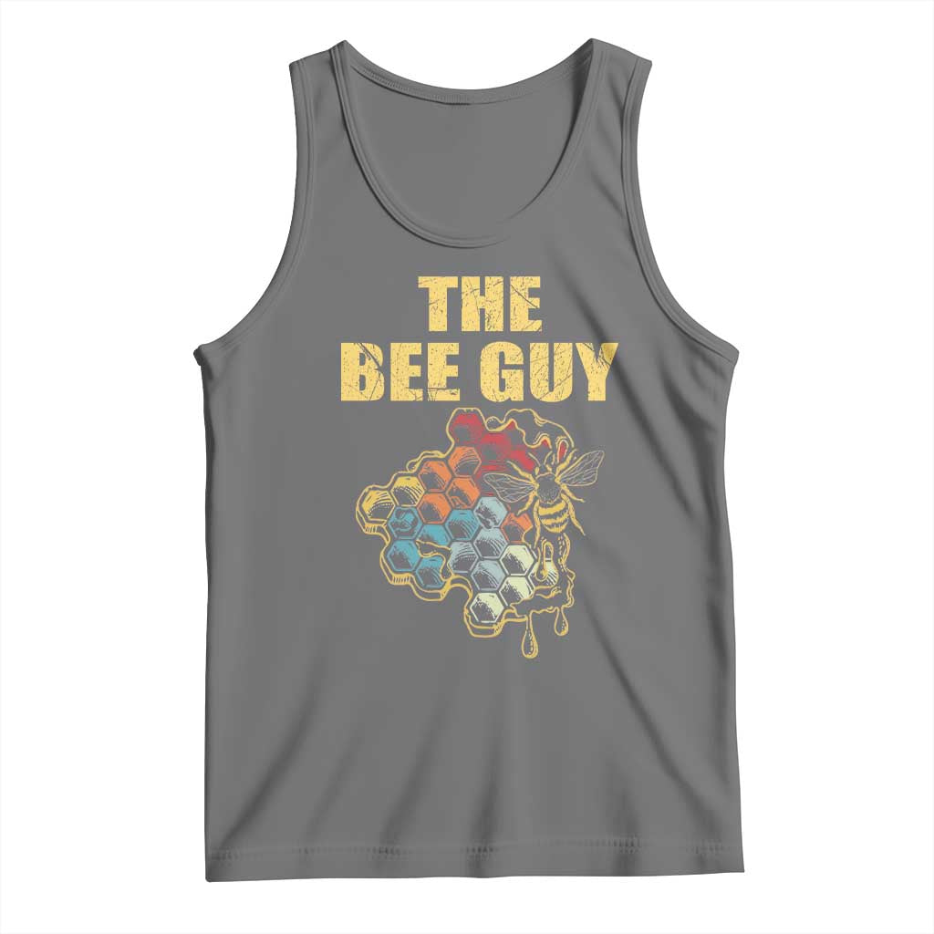 Funny Beekeeper Tank Top The Bee Guy Insect Animal Lover TS11 Black Heather Print Your Wear