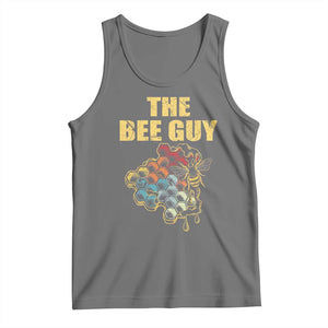 Funny Beekeeper Tank Top The Bee Guy Insect Animal Lover TS11 Black Heather Print Your Wear