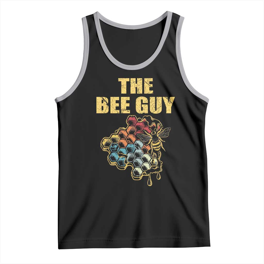 Funny Beekeeper Tank Top The Bee Guy Insect Animal Lover TS11 Black Athletic Heather Print Your Wear