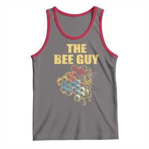 Funny Beekeeper Tank Top The Bee Guy Insect Animal Lover TS11 Deep Heather Red Print Your Wear