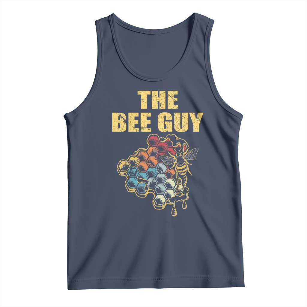 Funny Beekeeper Tank Top The Bee Guy Insect Animal Lover TS11 Navy Print Your Wear