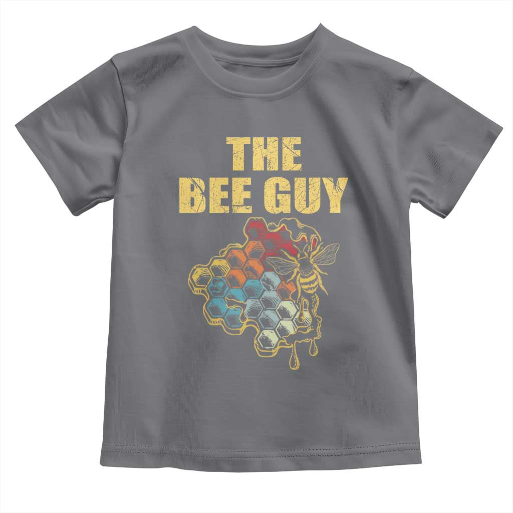 Funny Beekeeper Toddler T Shirt The Bee Guy Insect Animal Lover TS11 Charcoal Print Your Wear