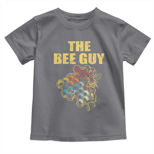 Funny Beekeeper Toddler T Shirt The Bee Guy Insect Animal Lover TS11 Charcoal Print Your Wear