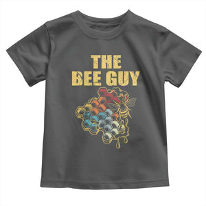 Funny Beekeeper Toddler T Shirt The Bee Guy Insect Animal Lover TS11 Dark Heather Print Your Wear