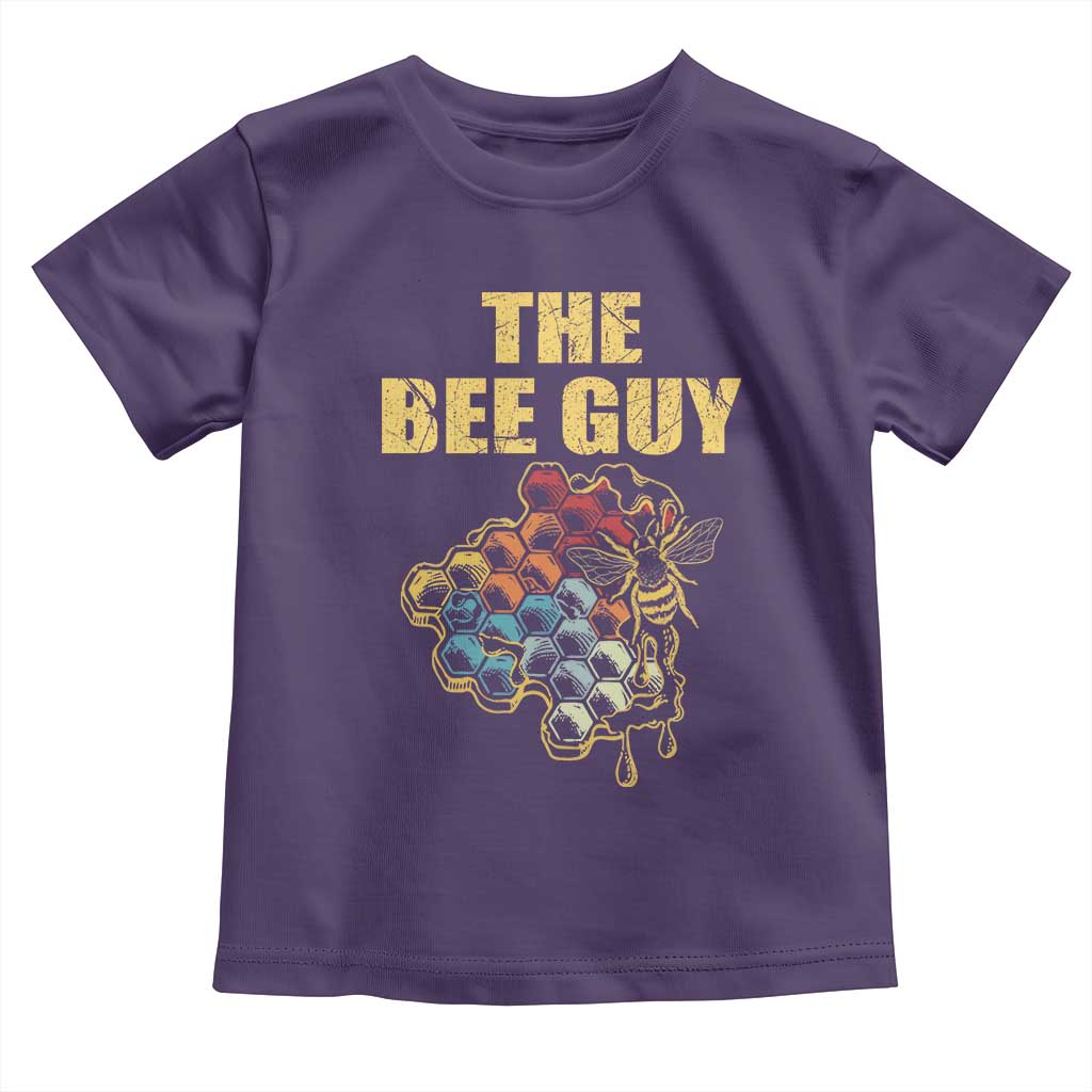 Funny Beekeeper Toddler T Shirt The Bee Guy Insect Animal Lover TS11 Purple Print Your Wear