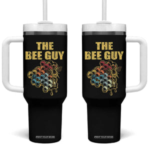Funny Beekeeper Tumbler With Handle The Bee Guy Insect Animal Lover TS11 One Size: 40 oz Black Print Your Wear