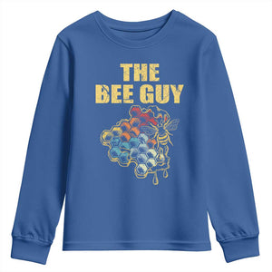 Funny Beekeeper Youth Sweatshirt The Bee Guy Insect Animal Lover TS11 Royal Blue Print Your Wear