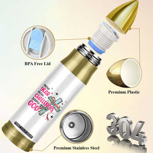 New Year New Challenges Same Great God Bullet Tumbler Christian New Year Eve TS11 Print Your Wear