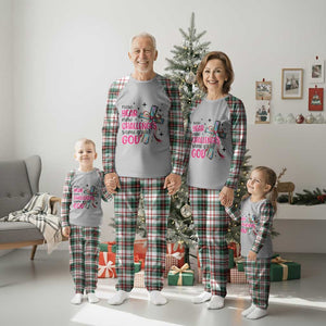 New Year New Challenges Same Great God Plaid Pajama Set Christian New Year Eve TS11 Christmas Plaid Print Your Wear