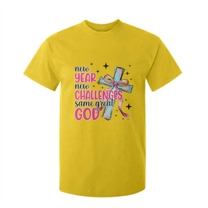 New Year New Challenges Same Great God T Shirt For Kid Christian New Year Eve TS11 Daisy Print Your Wear