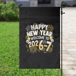 Funny 67 New Year Garden Flag Happy New Year Welcome To 2026 7 TS11 Print Your Wear