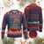 Funny 13th Birthday Knit Sweatshirt Vintage 2012 Official Teenager 13 Years Of Being Awesome USA Flag TS11 Burgundy Print Your Wear