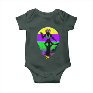 Funny Mardi Gras Rougarou Baby Onesie Beads Carnival Cryptids Of Louisiana TS11 Print Your Wear