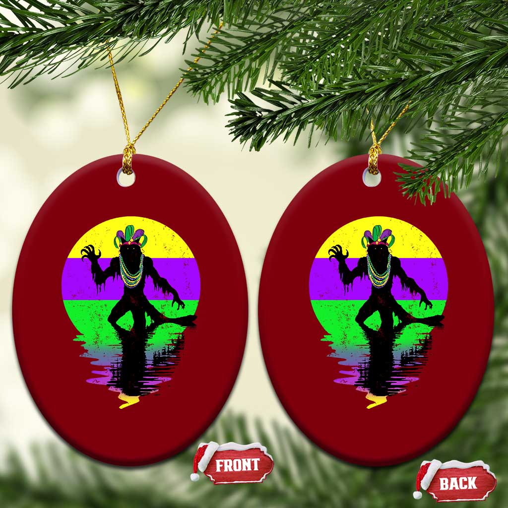 Funny Mardi Gras Rougarou Ceramic Ornament Beads Carnival Cryptids Of Louisiana TS11 Print Your Wear
