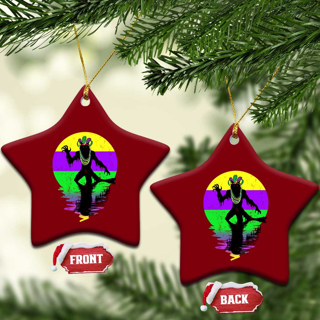 Funny Mardi Gras Rougarou Ceramic Ornament Beads Carnival Cryptids Of Louisiana TS11 Print Your Wear