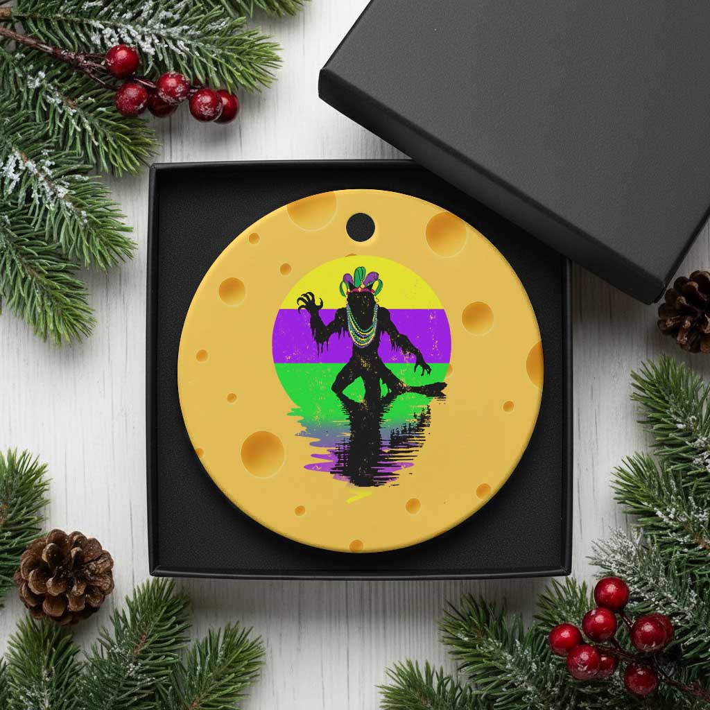 Funny Mardi Gras Rougarou Ceramic Ornament Beads Carnival Cryptids Of Louisiana TS11 1pc Yellow Cheese Print Your Wear