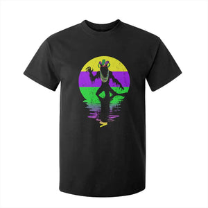 Funny Mardi Gras Rougarou T Shirt For Kid Beads Carnival Cryptids Of Louisiana TS11 Black Print Your Wear
