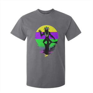 Funny Mardi Gras Rougarou T Shirt For Kid Beads Carnival Cryptids Of Louisiana TS11 Charcoal Print Your Wear