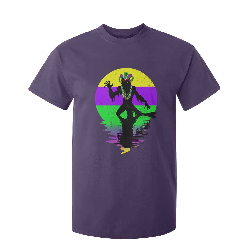 Funny Mardi Gras Rougarou T Shirt For Kid Beads Carnival Cryptids Of Louisiana TS11 Purple Print Your Wear