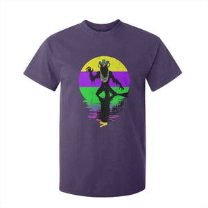 Funny Mardi Gras Rougarou T Shirt For Kid Beads Carnival Cryptids Of Louisiana TS11 Purple Print Your Wear
