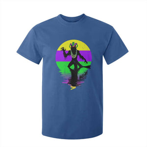 Funny Mardi Gras Rougarou T Shirt For Kid Beads Carnival Cryptids Of Louisiana TS11 Royal Blue Print Your Wear