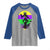 Funny Mardi Gras Rougarou Raglan Shirt Beads Carnival Cryptids Of Louisiana TS11 Sport Gray Royal Print Your Wear
