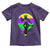 Funny Mardi Gras Rougarou Toddler T Shirt Beads Carnival Cryptids Of Louisiana TS11 Purple Print Your Wear