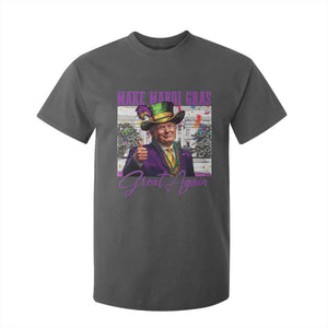 Funny Trump Mardi Gras T Shirt For Kid Make Mardi Gras Great Again White House Parade TS11 Dark Heather Print Your Wear