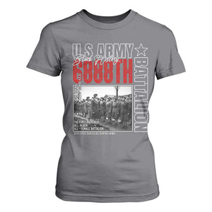 6888th Battalion T Shirt For Women The First And Only All Black Female Battalion Black History Month TS11 Charcoal Print Your Wear