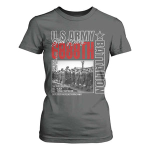 6888th Battalion T Shirt For Women The First And Only All Black Female Battalion Black History Month TS11 Dark Heather Print Your Wear