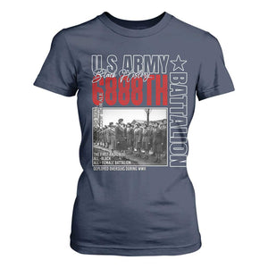 6888th Battalion T Shirt For Women The First And Only All Black Female Battalion Black History Month TS11 Navy Print Your Wear